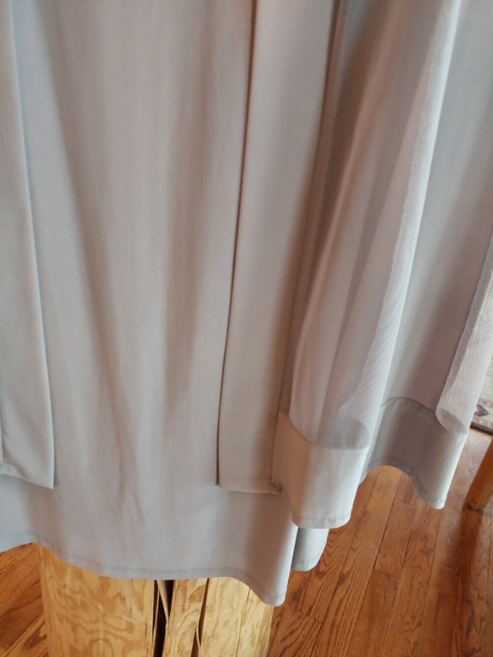 R & M Richards, Toupe 2 piece,sleeveless beaded dress, crop mesh jacket size 14w - Picture 9 of 11